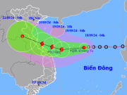 Tin tức - Rạng sáng mai, bão số 4 cách Quảng Bình, Đà Nẵng khoảng 340km