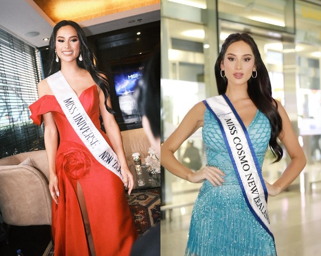 Ban đầu, Franki Russell chính là Miss Universe New Zealand 2024 và đã chuẩn bị sẵn sàng để tranh tài ở Miss Universe 2024. Nhưng vì quốc gia này gặp bất đồng với công ty sở hữu bản quyền Miss Universe nên không cử đại diện tham dự, ngôi vị Hoa hậu của Franki Russell cũng bị gỡ theo. Từ đó cô được trao danh hiệu mới là Miss Cosmo New Zealand 2024 và đã có mặt ở Việt Nam để chinh chiến ở Miss Cosmo 2024.