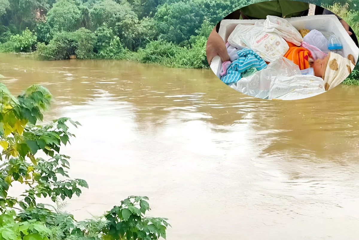 Người mẹ nói, do hoàn cảnh khó khăn, lo con bệnh tật không nuôi dưỡng được nên đã nghĩ quẩn. Ảnh: CTV