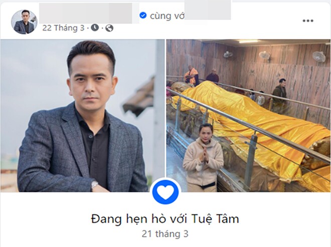 Hùng Thuận công khai thời điểm hẹn hò vào giữa tháng 3 năm nay.