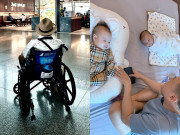 Giải trí - Sao Việt 24h: Shark Bình bị thương phải ngồi xe lăn liền đổ "tại tháng cô hồn", được khán giả khuyên về nhà trông con