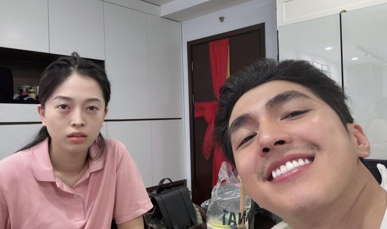 Sao việt 24h phương oanh khoe con trai với shark bình lột xác so với lúc mới sinh bố bỉm chăm bế con cho vợ - 6