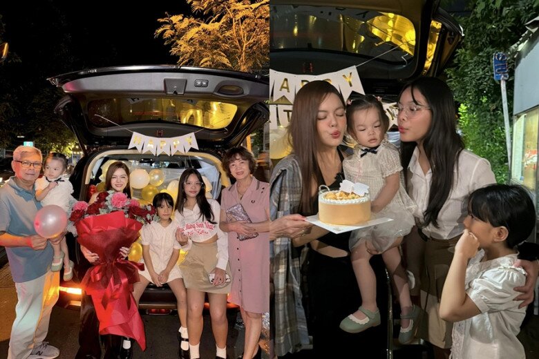 Sao việt 24h phương oanh khoe con trai với shark bình lột xác so với lúc mới sinh bố bỉm chăm bế con cho vợ - 12