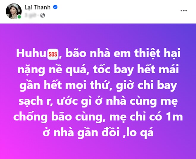 Thanh Bi đăng đàn kêu cứu.