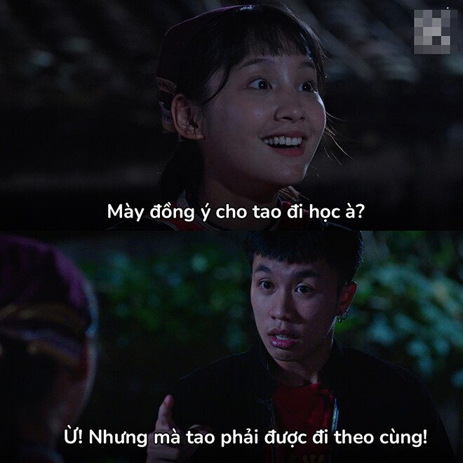 Pu muốn đi học dưới xuôi và được Chải đồng tình với điều kiện để cậu đi theo cùng.