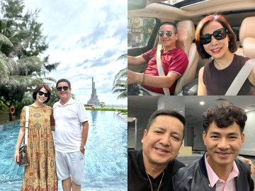 Sao Việt 24h: NSƯT Chí Trung khoe ảnh hạnh phúc bên người yêu Á hậu kém 17 tuổi, được Xuân Bắc chúc tưng bừng