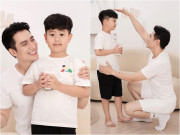 Giải trí - Con trai Việt Anh mới 7 tuổi đã hứa hẹn là "trụ cột kinh tế gia đình", càng lớn càng điển trai vượt bố