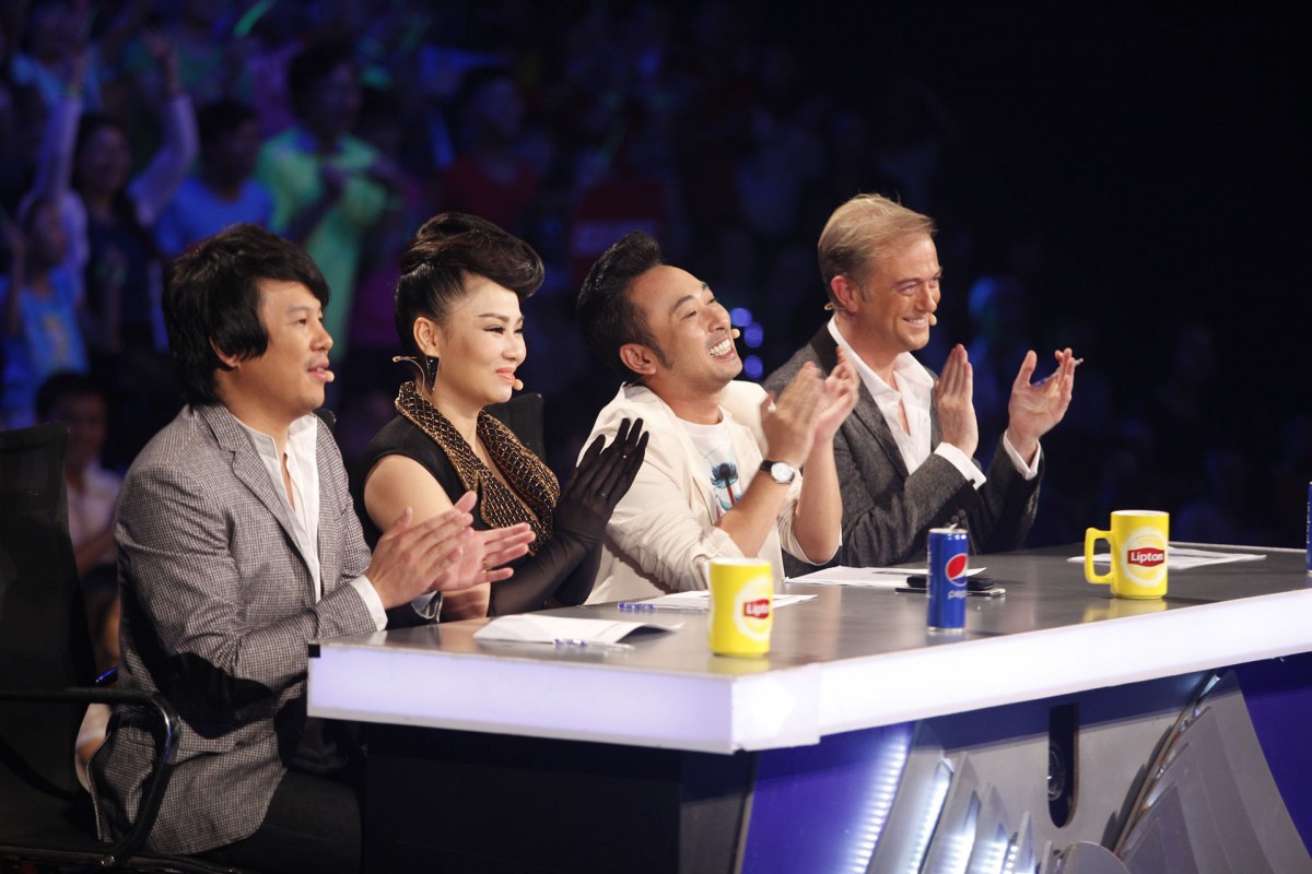 Thanh Bùi trong vai trò giám khảo gameshow Vietnam Idol năm 2015.