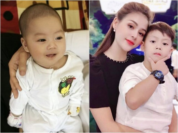 Con trai Lương Thu Trang lúc 5 tháng đáng yêu khó cưỡng, giờ mẹ phải nài nỉ đứt lưỡi để sinh thêm công chúa