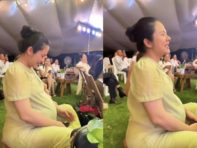 Nhan sắc khi để mặt mộc của phú bà showbiz cận kề ngày sinh con thứ 4 trông như thế nào?