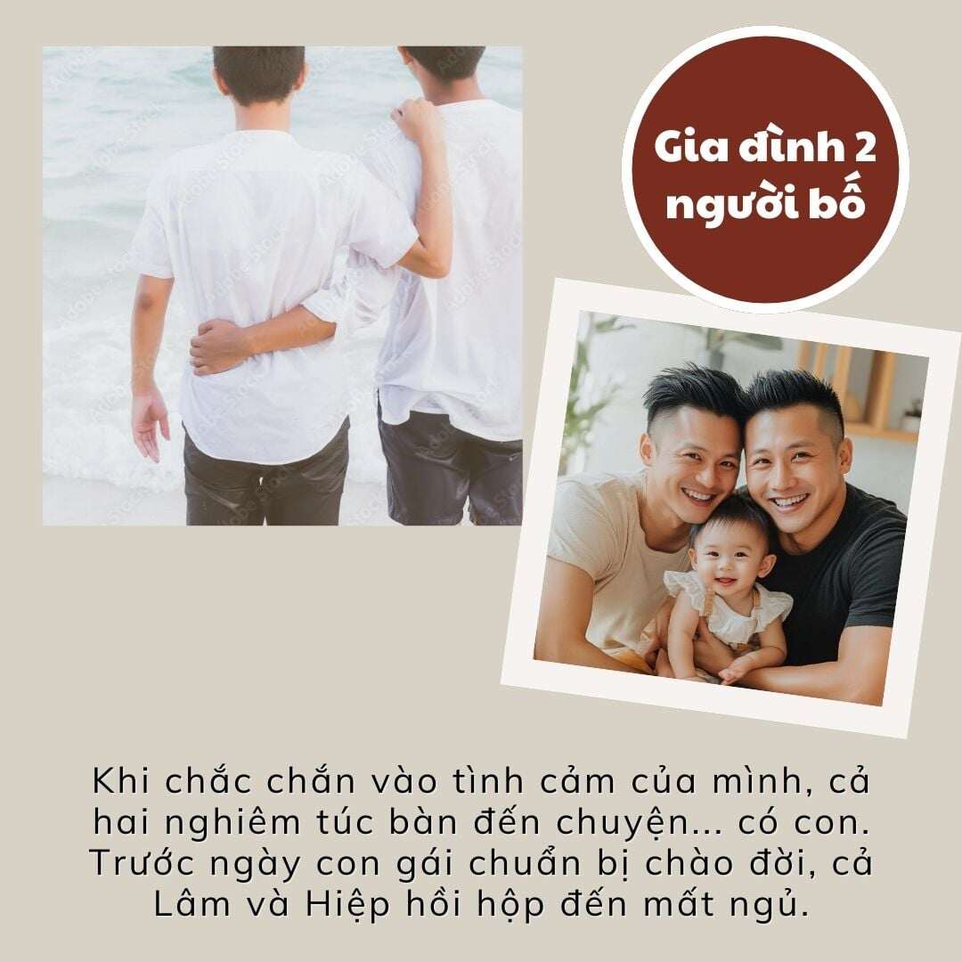 Chuyện nuôi con ở “gia đình hai người bố” - 1