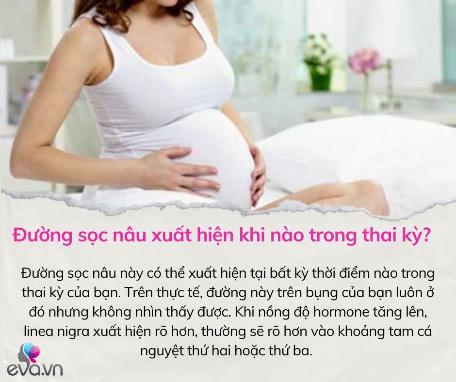 Mang thai bé đầu lòng, mẹ bầu hốt hoảng khi thấy một vệt nâu chạy dài trên bụng, các bác sĩ nói gì? - 4