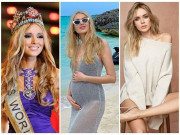 Bà bầu - Hoa hậu thế giới được ví như "búp bê sống", sau khi sinh con giờ ra sao?