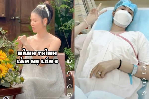 Thủy Anh bất ngờ làm mẹ lần thứ 3 sau gần IVF không thành cách đây 2 năm.