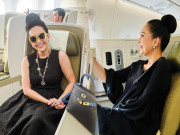 Thời trang - "Nữ hoàng ảnh lịch" toàn ngồi máy bay hạng thương gia, trang phục sang chảnh như đi trẩy hội