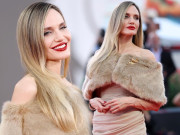 Thời trang - Cả thế giới đổ dồn ánh nhìn vào cánh tay của Angelina Jolie, khi cô thả dáng ngọc ngà tại thảm đỏ LHP Venice