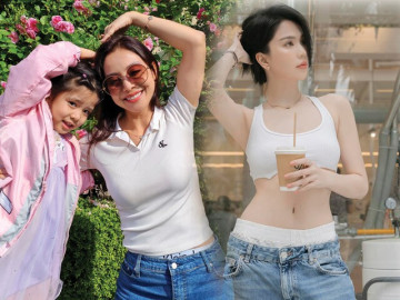 Jennifer Phạm 4 con vẫn tự tin mặc như gái teen, không kém các đàn em của làng mốt