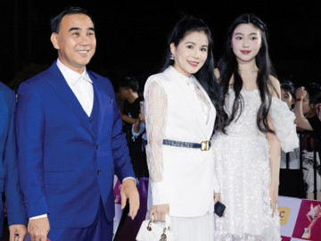 Con gái Quyền Linh diện kiểu váy cưới lên thảm đỏ, nhan sắc ngọc nữ toả sáng rực rỡ tuổi trăng tròn