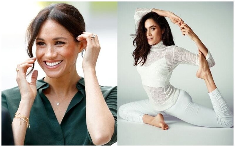 Là một người yêu thích tập yoga nên Meghan đã dùng phương pháp này để lấy lại vóc dáng sau khi sinh con. 
