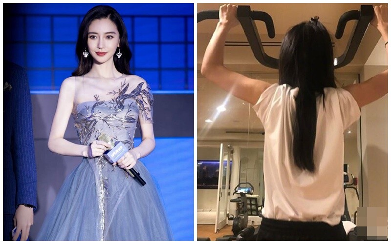 Angelababy cho biết, sau sinh, cô đến phòng gym gần như tất cả các ngày trong tuần. Thời gian tại nhà, cô tranh thủ gập bụng, nâng chân khoảng 15-30 phút để có được vóc dáng hoàn hảo.
