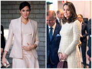 Bà bầu - Hai chị em dâu "kỳ phùng địch thủ" của Vương thất Anh khi mang thai khác nhau một trời một vực