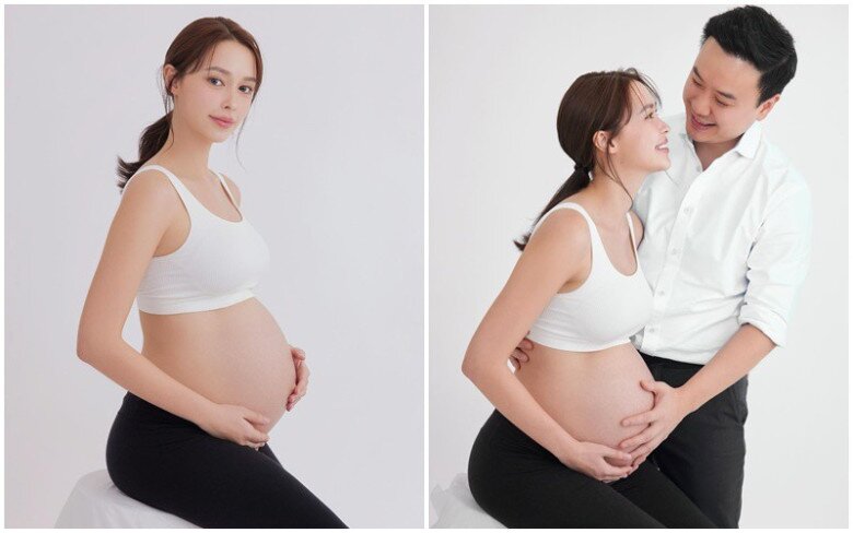 Người đẹp Thái Lan rạng rỡ trong lần mang bầu đầu tiên.