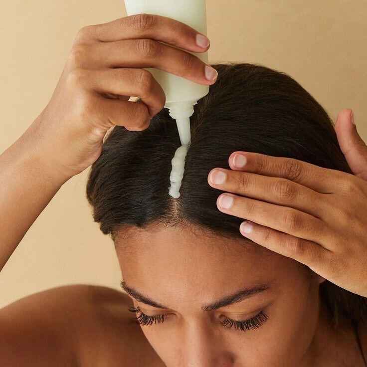 Image of gentle scalp massage