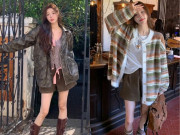 Thời trang - Muốn mặc quần short mùa Thu/Đông thanh lịch và ấm áp, nàng sành điệu cập nhật các công thức này