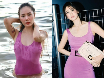 U45 Thanh Hóa ví mình với Song Hye Kyo, dẫu chân ngắn nhưng nhan sắc có thừa, body căng tràn sức sống