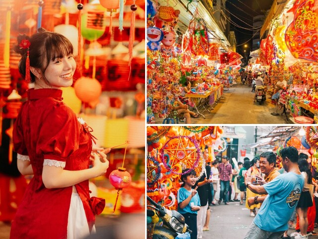 Với lịch sử hơn nửa thế kỷ, phố Lương Nhữ Học không chỉ là nơi mua bán đèn lồng mà còn là trung tâm sản xuất các loại đèn lồng truyền thống. Người lớn, trẻ nhỏ ai ai cũng vui thích khi đến phố lồng đèn.