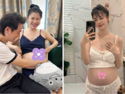 Bà bầu - Bà xã Đăng Khôi bầu hơn 5 tháng chỉ tăng 4kg, da trắng hồng nhờ thực hiện thói quen này mỗi sáng