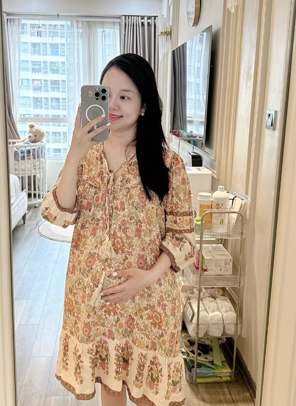 Ly Kute đang ở giai đoạn cuối thai kỳ.