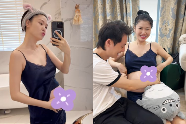 Và thoa tinh dầu để da bụng không bị rạn