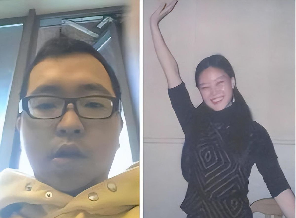 Hình ảnh của Trình Kiến Sinh được ghép chung khung ảnh với La Hồng Linh.