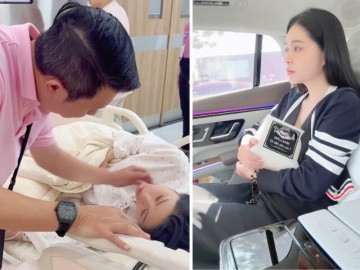 Ông xã Đoàn Di Băng xin lỗi vì không bảo vệ được vợ con, nói 1 câu đau nhói lòng