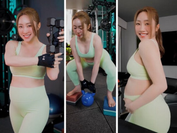 Mang thai kiểu nhà giàu như vợ Chi Bảo: Sống trong biệt thự triệu đô, thuê huấn luyện viên riêng để tập gym mỗi ngày
