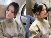 Đẹp - Búi tóc thấp thế nào để không bị già? Song Hye Kyo chỉ làm thêm 1 bước mà đẹp sang, không tăng tuổi