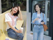 Thời trang - Sang thu đừng vội cất áo thun trắng vào góc, gợi ý 4 cách phối layer với áo thun trắng đẹp miễn chê