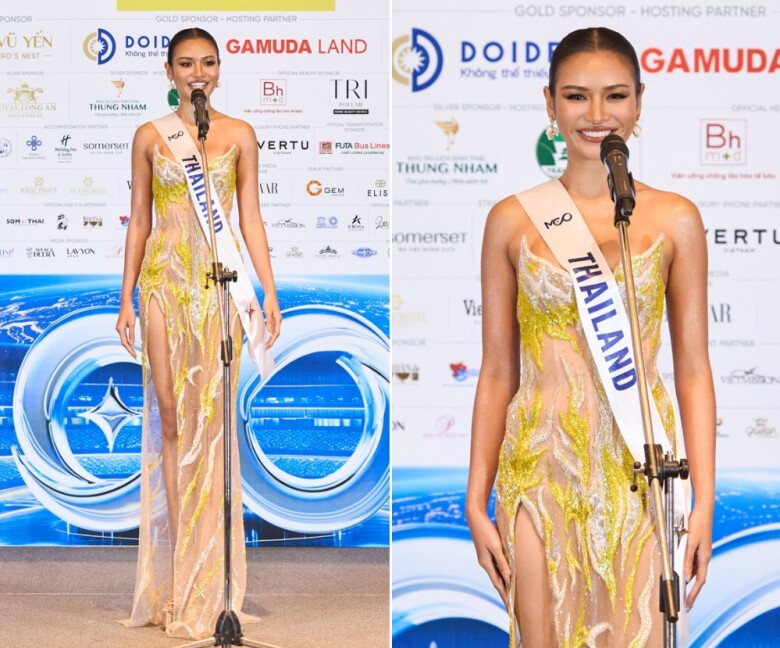 2. Miss Cosmo Thailand (Thái Lan)Karnruethai Tassabut.