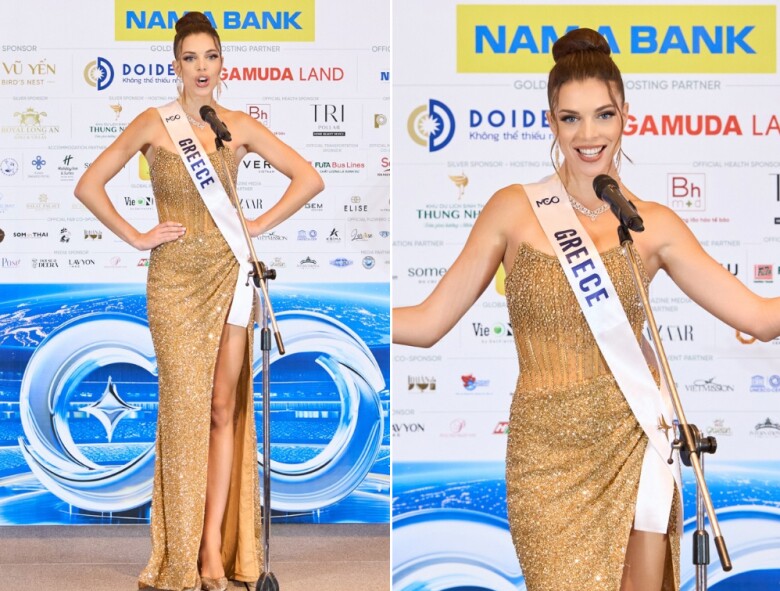 4. Miss Cosmo Greece (Hy Lạp) Konstantina Sotiriou.