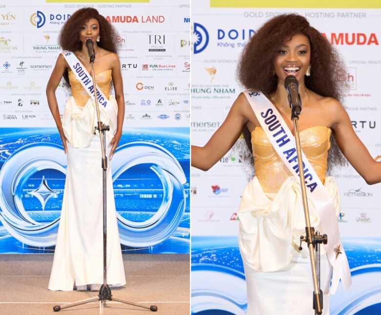 8. Miss Cosmo South Africa (Nam Phi) Lebohang Raputsoe.