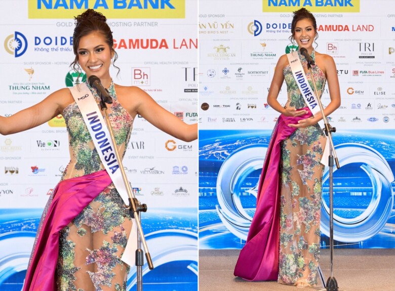 10. Miss Cosmo Indonesia Ketut Permata Juliastrid Sari.