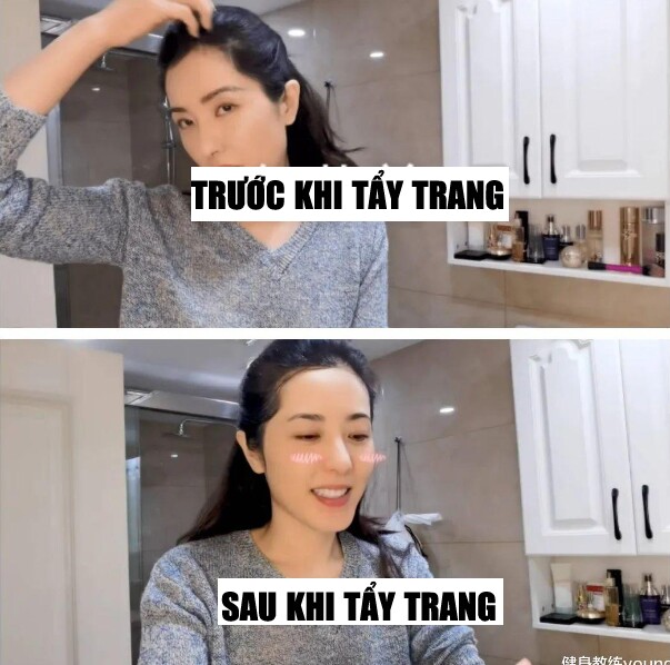 Trong đoạn video tẩy trang của Tăng Lê, công chúng vô cùng ngạc nhiên khi không thấy sự khác biệt nào trước và sau khi tẩy trang, làn da của cô đẹp đến mức đáng kinh ngạc.