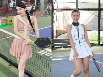 Style ra sân pickleball của sao Việt thay đổi thế nào sau loạt ồn ào trang phục?