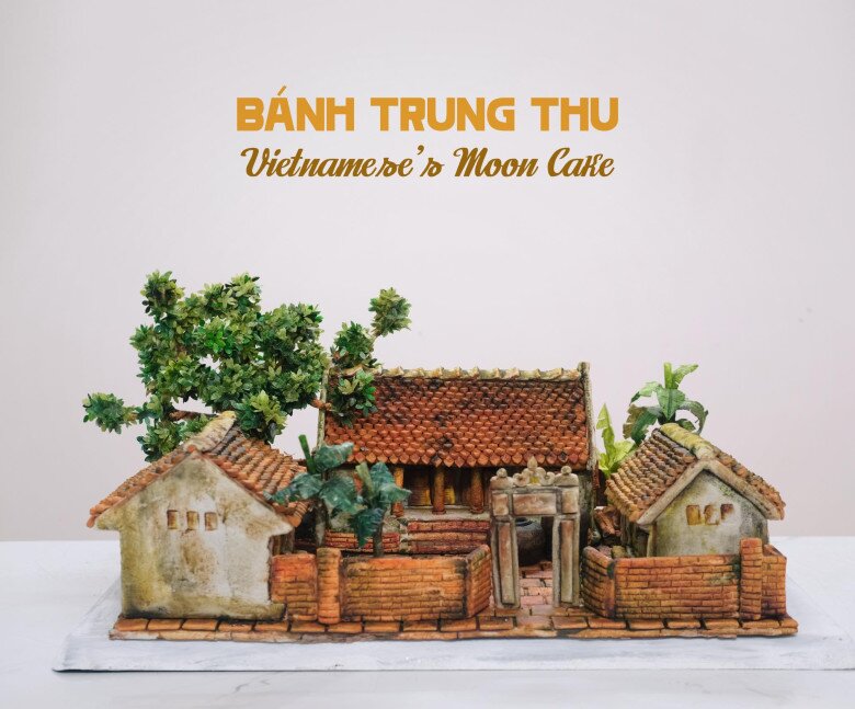 Chiếc bánh Trung thu 3D đang bùng nổ MXH: Nặng gần 30kg, hình nhà cổ đậm chất hồi ức, làm 5 ngày mới xong - 5