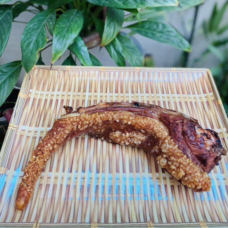 Crispy pig tail