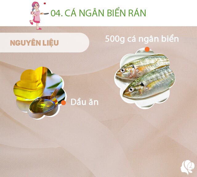 Chuẩn bị: 500g cá ngân biển đã mổ sạch, bỏ đầu, rửa sạch; dầu ăn.