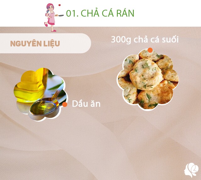 Chuẩn bị: 300g chả cá suối, dầu ăn.