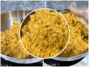 Bếp Eva - 9X mách cách làm ruốc bông tơi nhìn mê mẩn, hóa ra là dùng một dụng cụ hỗ trợ ít ai nghĩ đến