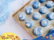 Bếp Eva - Cách làm bánh Trung thu dẻo nhân đậu đỏ có vỏ màu cực đẹp, độc đáo cho Tết Trung thu